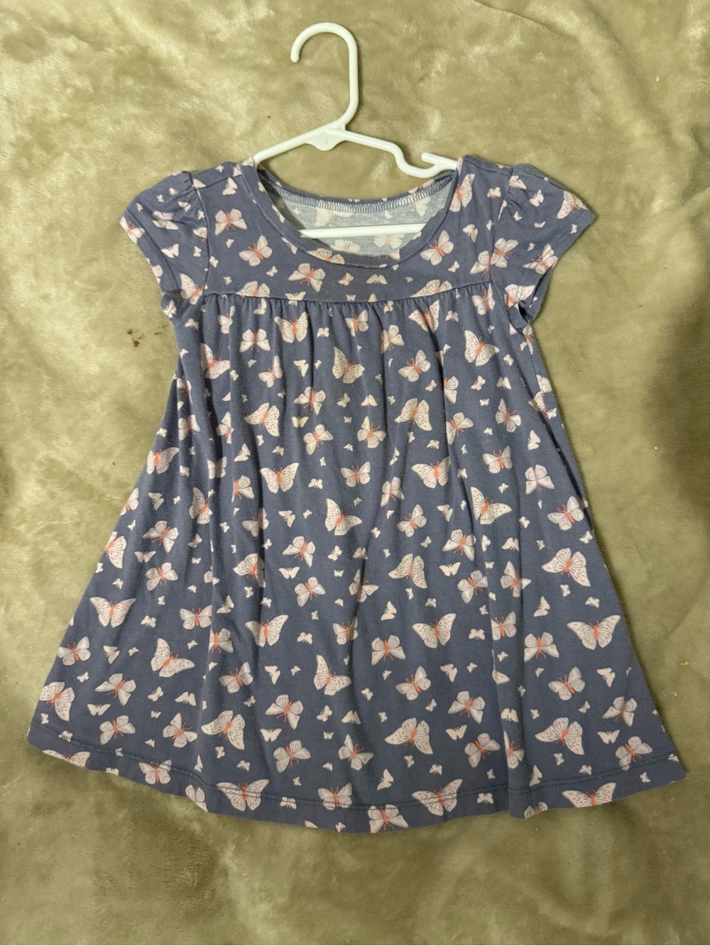Carter's Navy Blue Butterfly Casual Dress